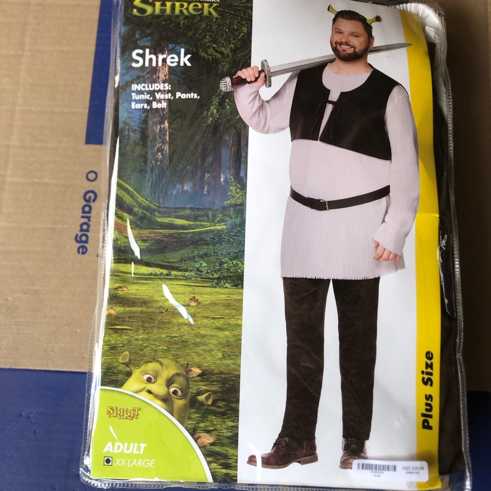 Shrek Adult & Child Halloween Costume,plus size XXL - Picture 2 of 2